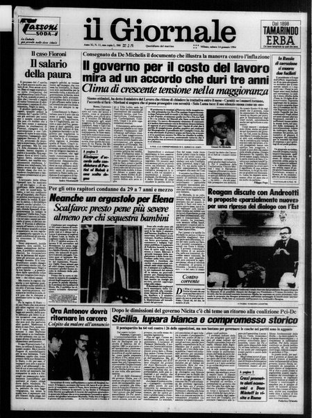 Il giornale : quotidiano del mattino